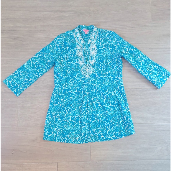 Lilly Pulitzer Tops - Lilly Pulitzer Beaded Tunic